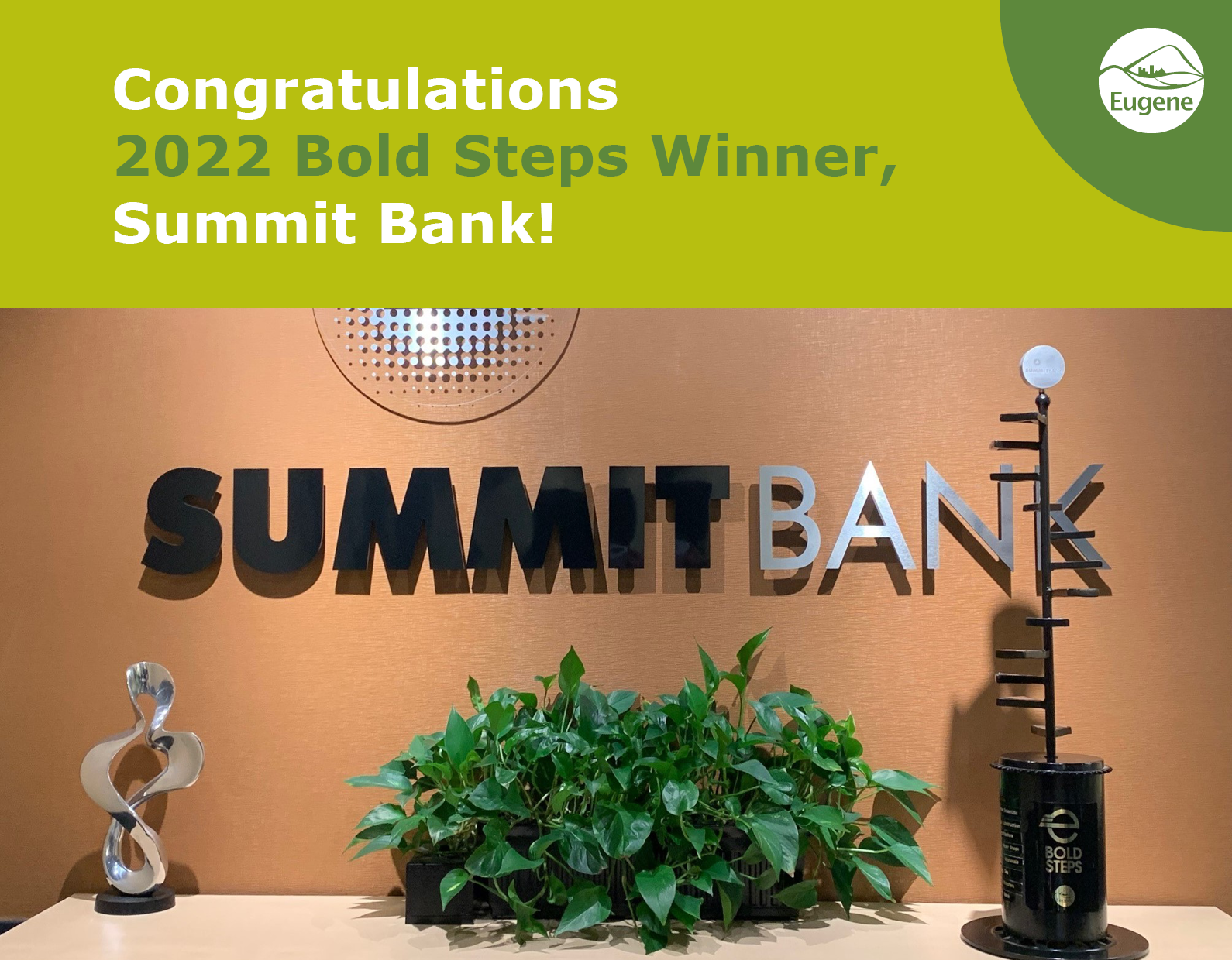 2022 Bold Steps Winner - Summit Bank