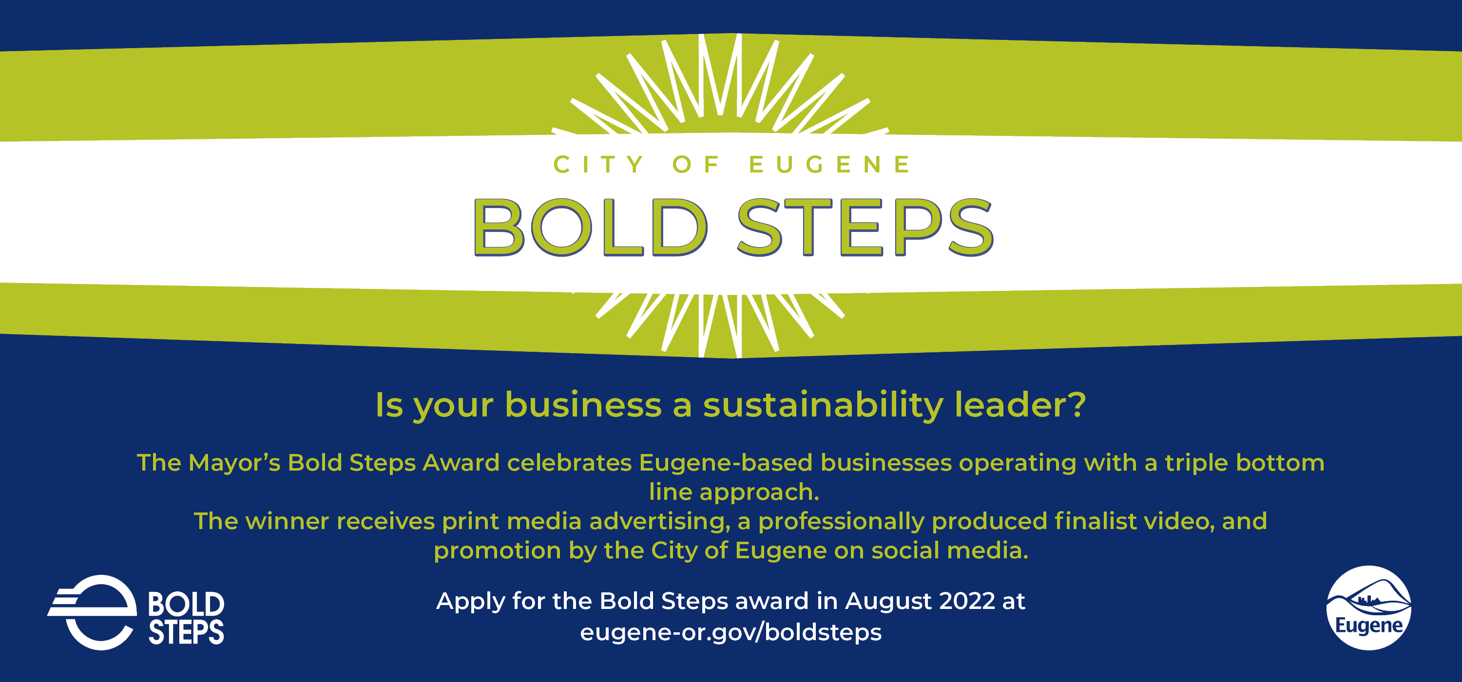 City of Eugene Bold Steps Award