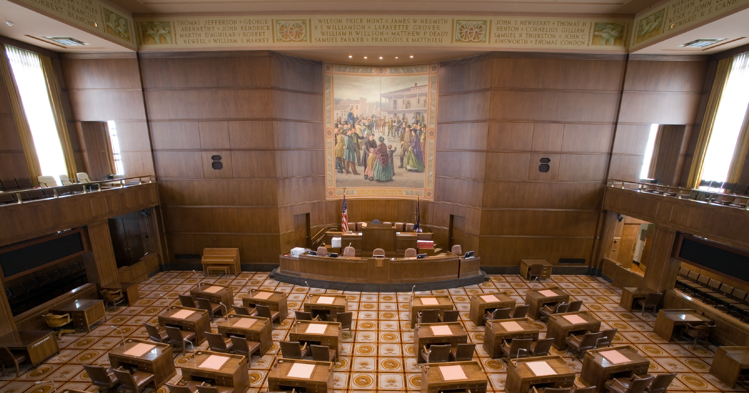 Interior of Oregon State Capitol